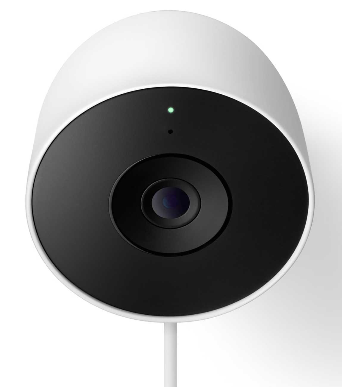 Google Nest Cam Wired Outdoor Security Camera in Snow | Abt