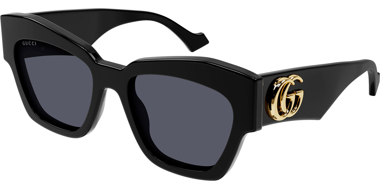 Gucci Sunglasses GG Logo Black|Grey 55mm - GG1422S001