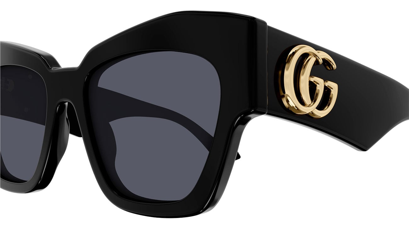 Gucci Sunglasses GG Logo Black|Grey 55mm - GG1422S001