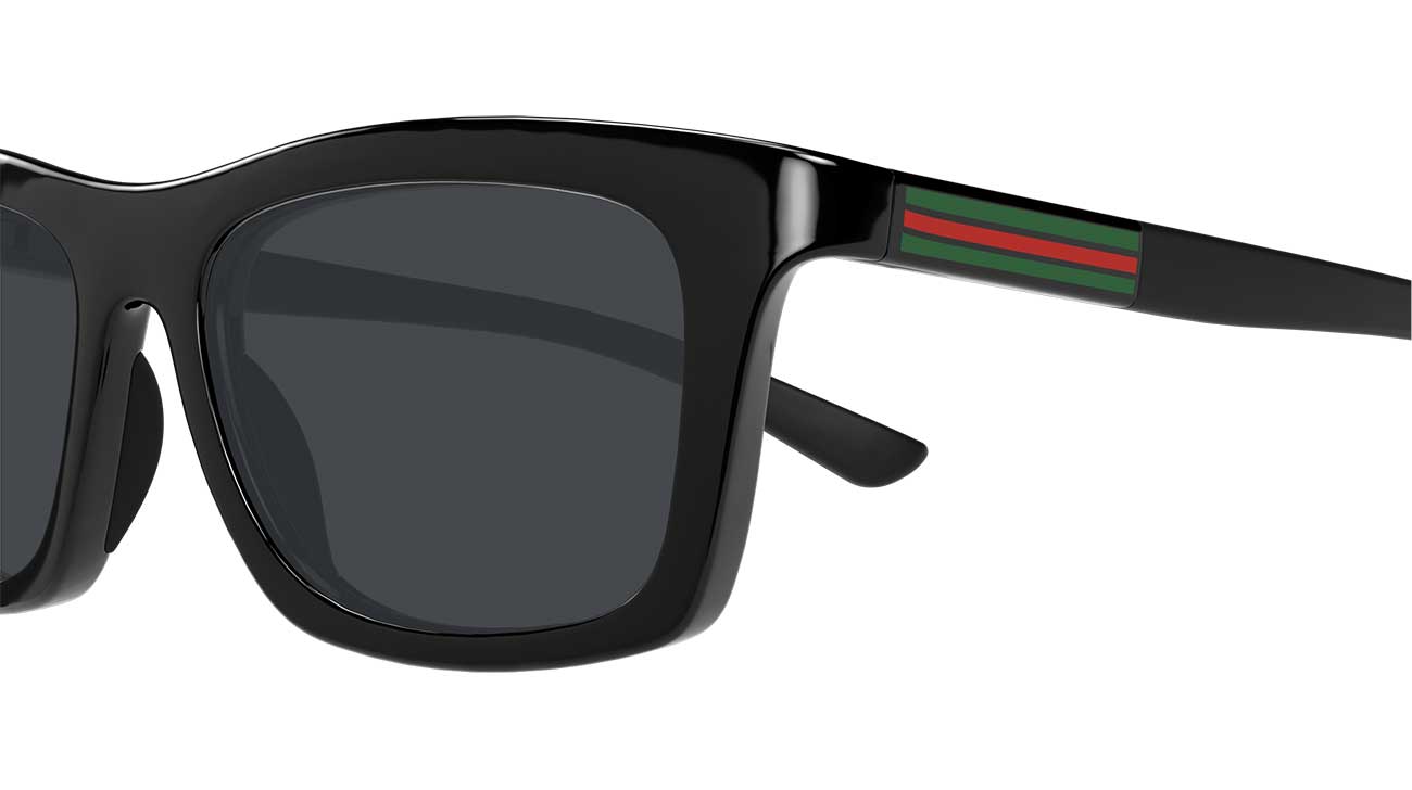 Gucci GG1735S006 54mm Black Square Sunglasses | Abt