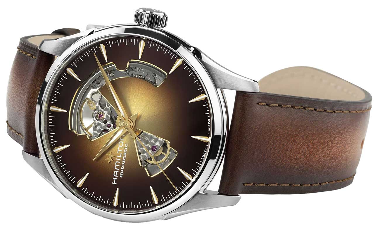 Hamilton Jazzmaster Open Heart 42mm with Champagne Dial