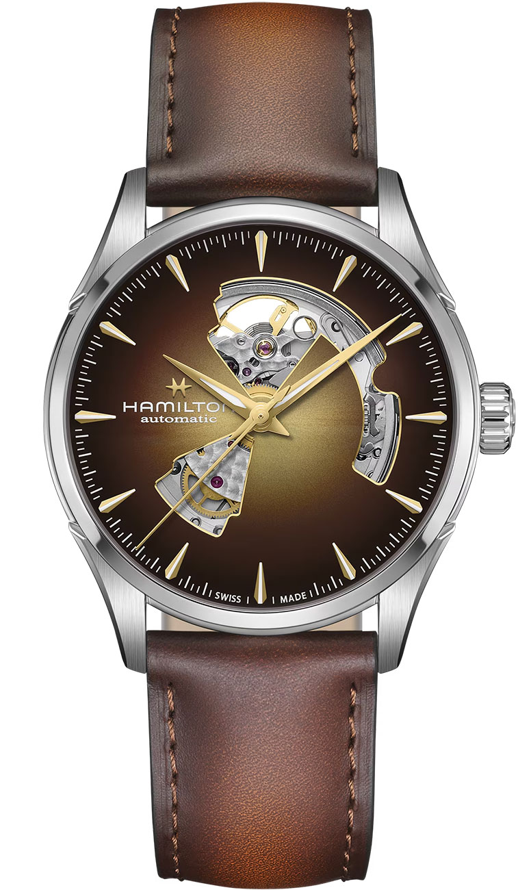 Hamilton Jazzmaster Open Heart Auto Watch 42mm with Champagne Dial