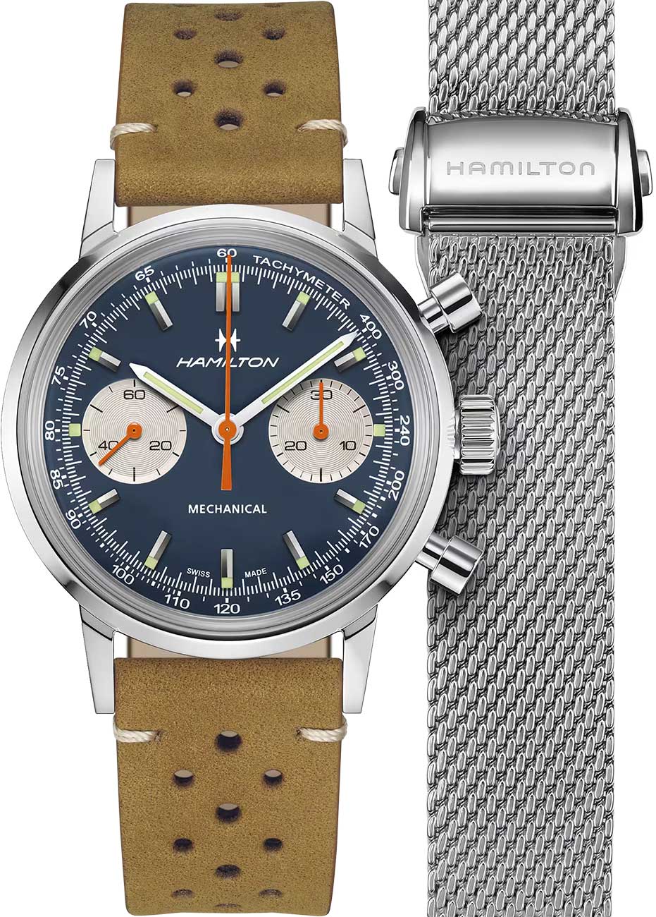 Hamilton American Classic Intra-Matic Chrono H Watch Set - H38429541