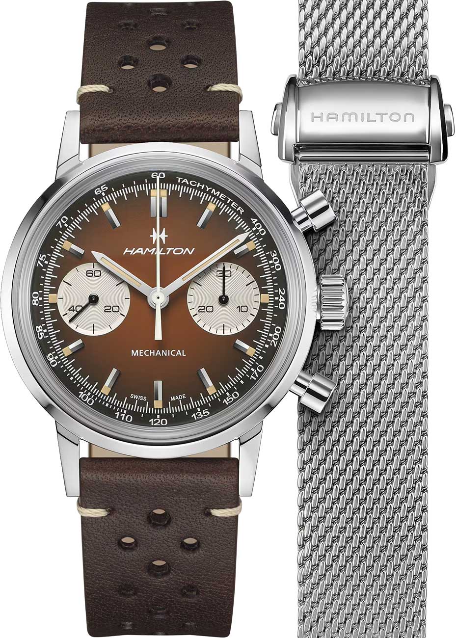 Hamilton American Classic Intra-Matic Chrono H Watch Set - H38429591