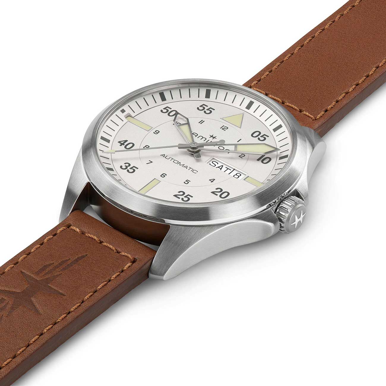 hamilton khaki field automatic 42mm day date