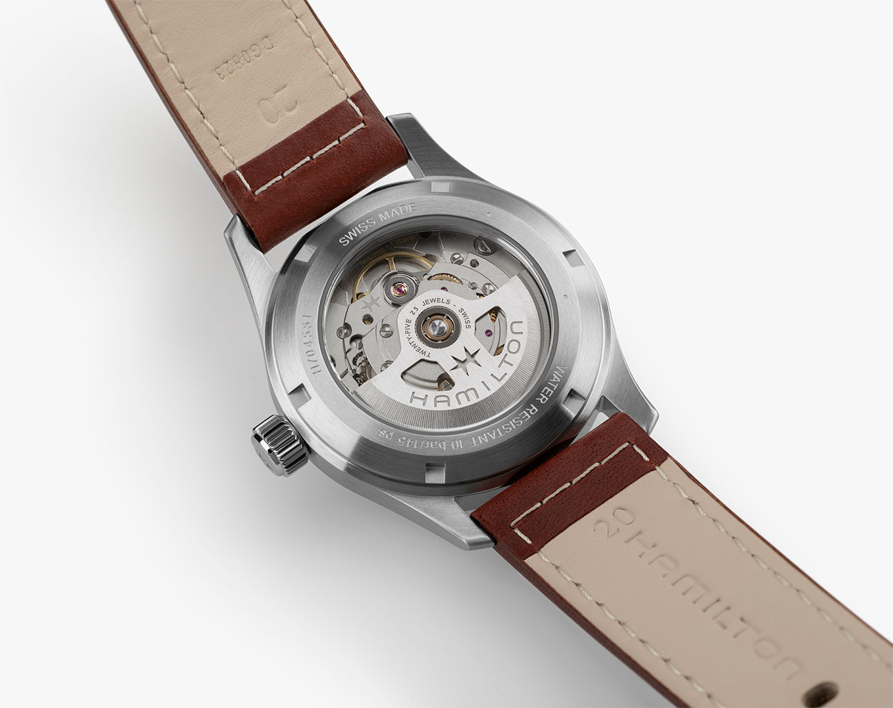 Hamilton Khaki Field Auto Watch 38mm in SS|Green - H70455560