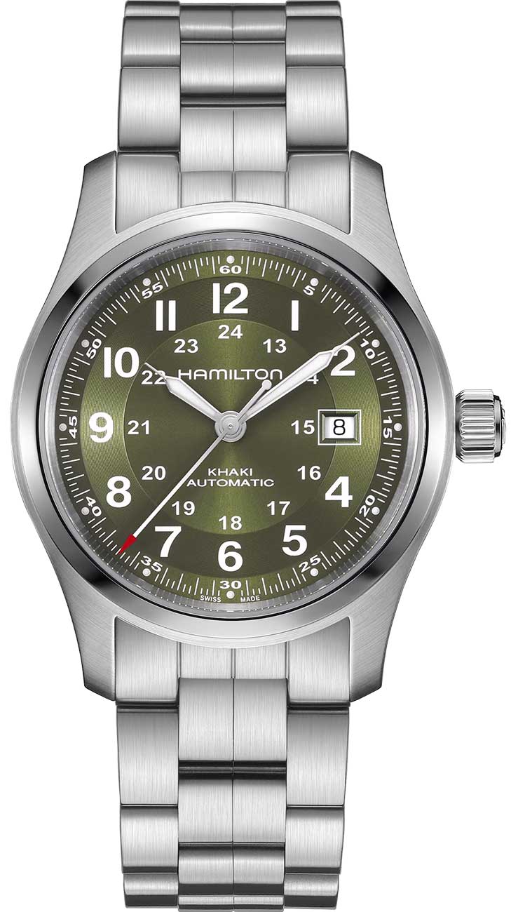 Hamilton Khaki Field Auto Watch 42mm with Khaki Green Dial