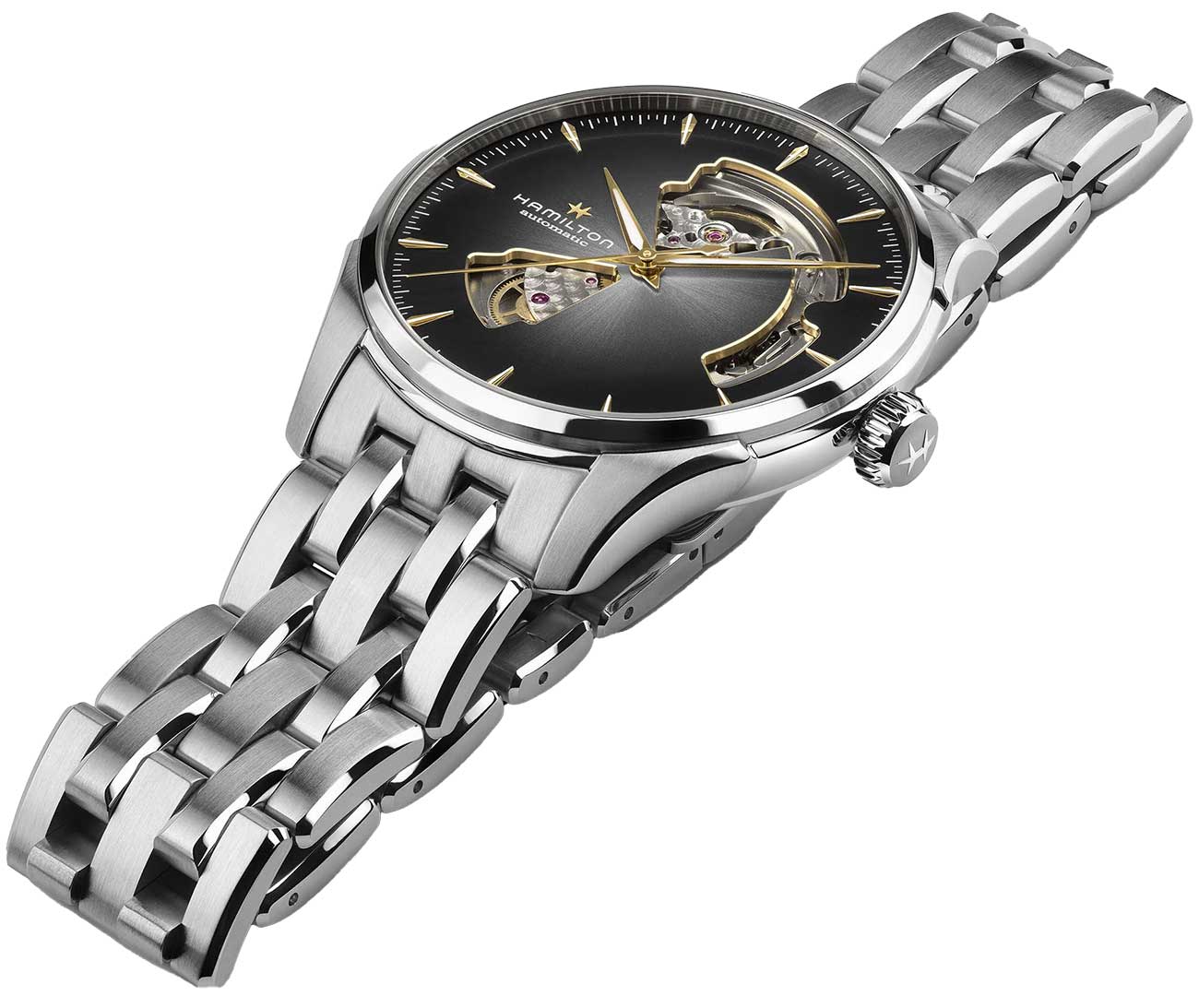 Hamilton Jazzmaster Open Heart Auto 40mm with Silver Dial