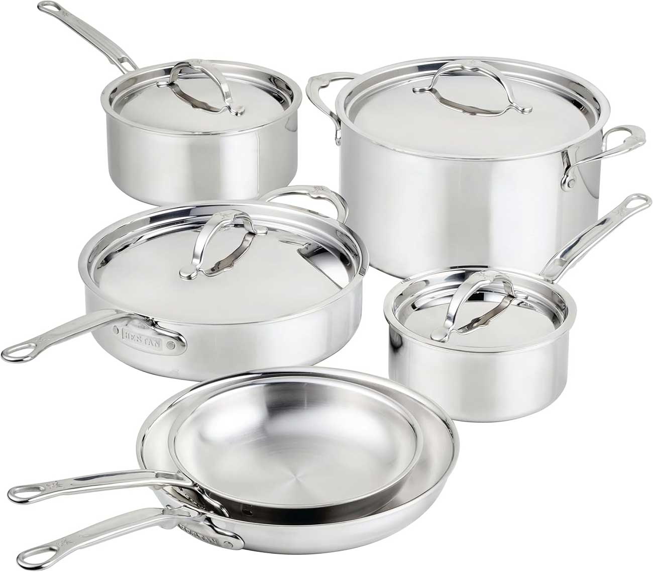 DICON A B バンチャン フルセット Hestan ProBond Luxe 10-Piece Cookware Set - 31768 | Abt