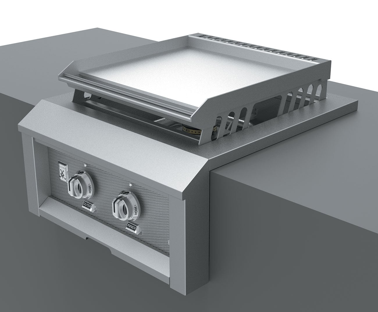 Hestan Stainless Steel Griddle For Power Burner