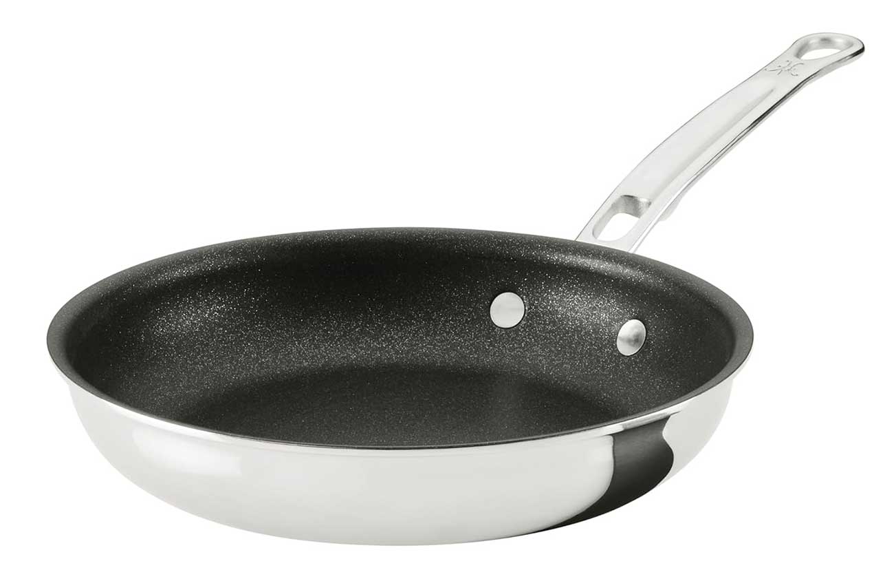 Hestan ProBond Luxe 8.5-Inch Nonstick Skillet in Polished Clad Stainless Steel