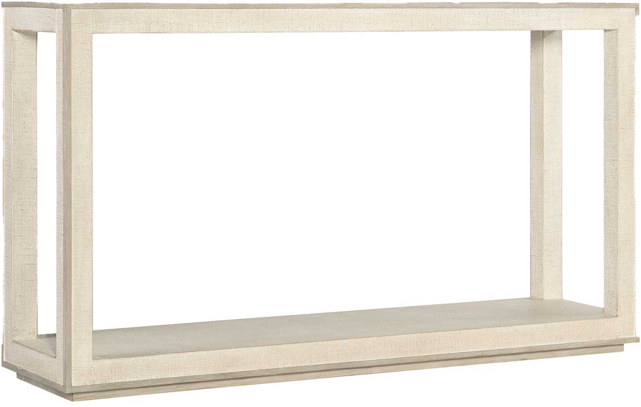 Hooker Furniture Living Room Cascade Console Table in Terrain | Pebble Beach