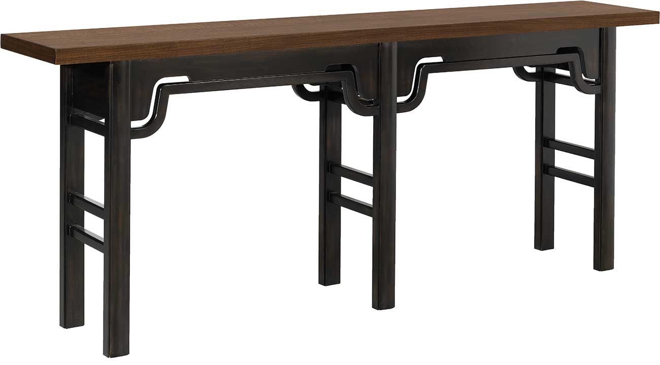 Hooker Furniture Archives Console Table in Walnut