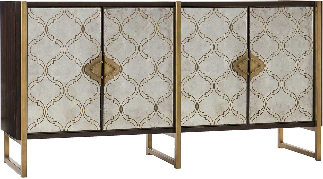 Hooker Furniture Melange Classic Credenza in Dark Wood