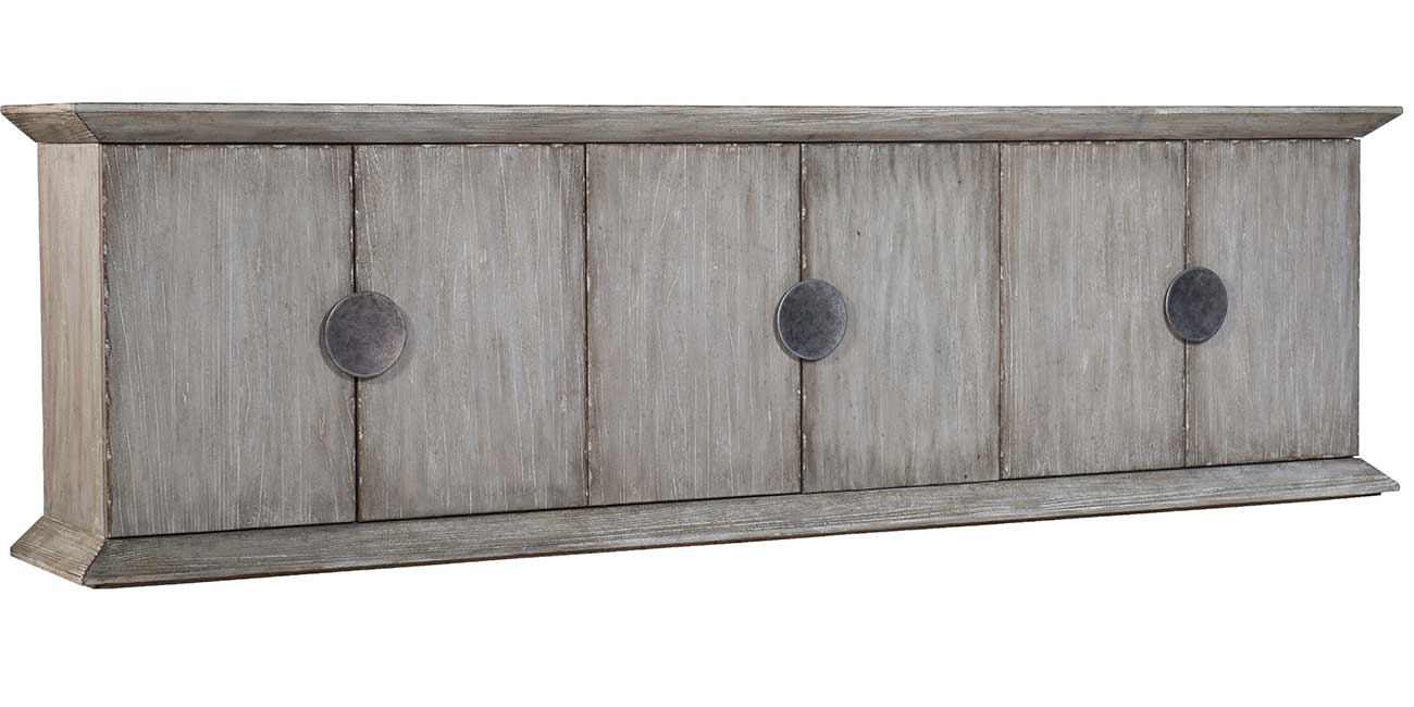 Hooker Furniture Melange Koren Credenza in Light Gray - 638-85444-95
