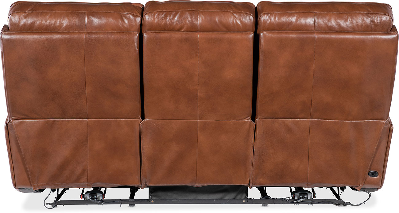Hooker Furniture Zero Gravity PWR Sofa Brown Leather - SS741-PHZL3-080