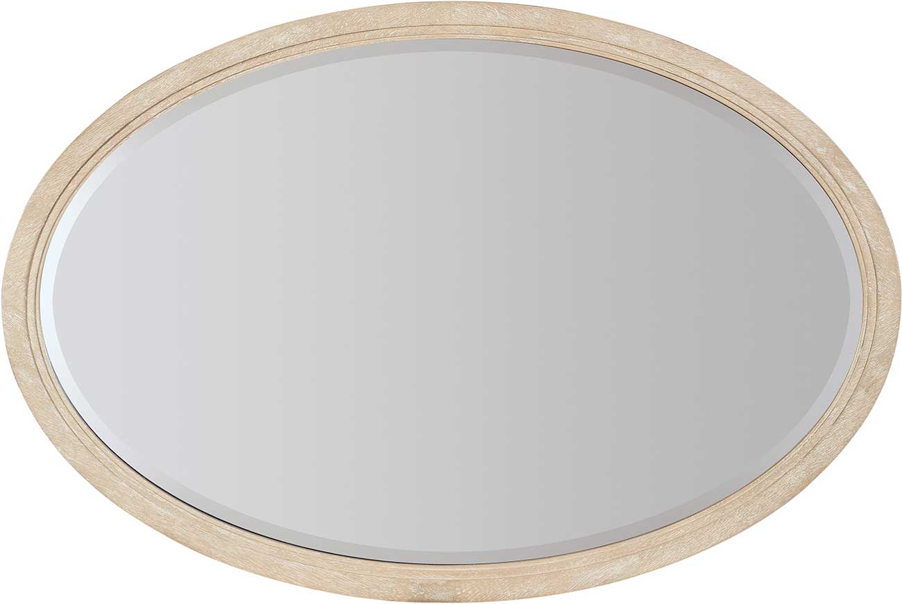 Hooker Furniture Nouveau Oval Mirror in Sandstone