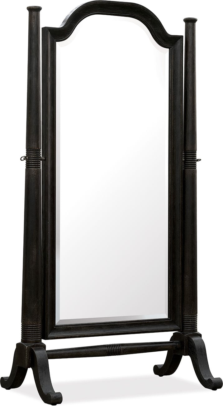 Hooker Furniture Americana Floor Mirror in Black