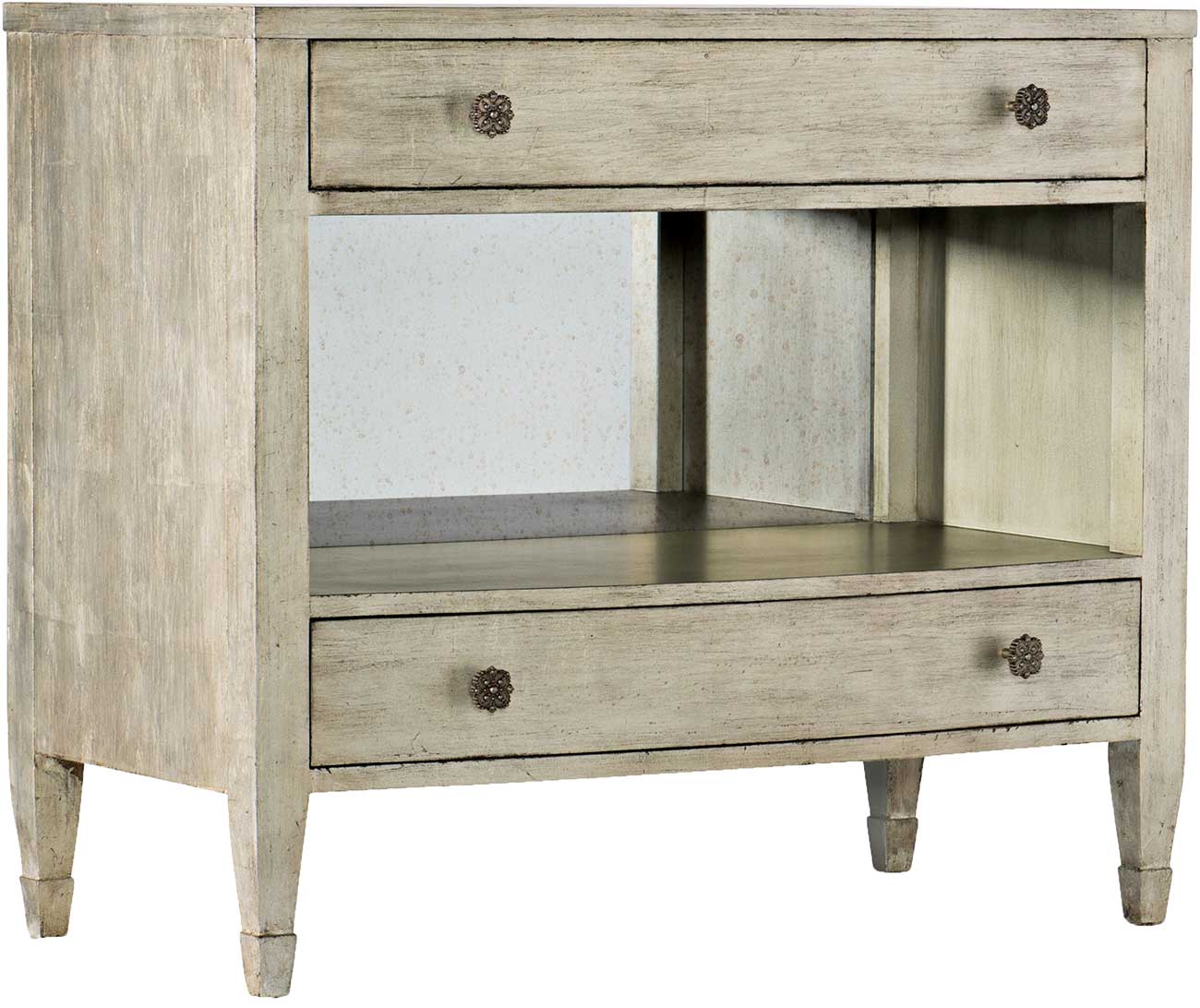 Hooker Furniture Sanctuary Gemme Nightstand with Two Drawers in Jewel