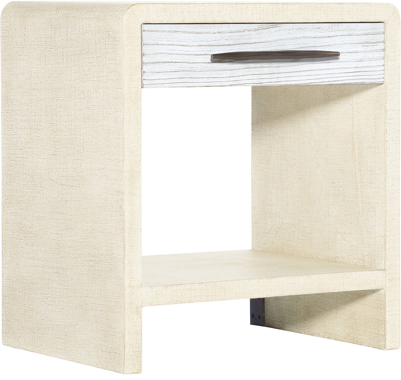 Photos - Storage Сabinet Wide Hooker Hooker Furniture Bedroom Cascade One-Drawer Nightstand in Pebble Beach | Chalk 6120-90015-05