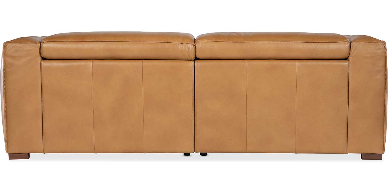 Hooker Furniture Fresco Leather 2 Over 2 Sofa w/Power Recline