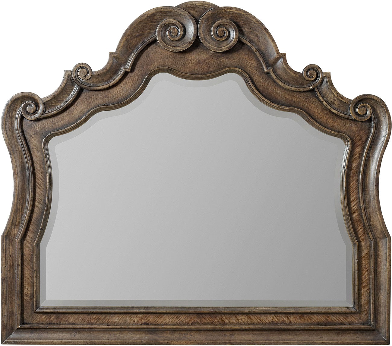 Hooker Furniture Rhapsody Mirror in Distressed Walnut Hooker Furniture Rhapsody Mirror in Distressed Walnut