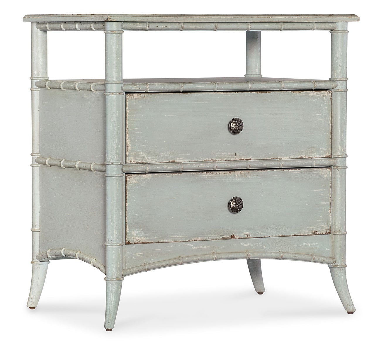 Hooker Furniture Bedroom Charleston Nightstand in Haint Blue