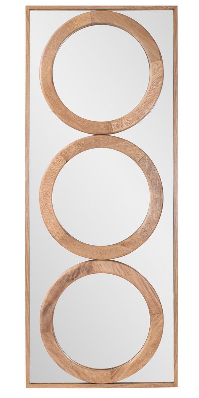 Howard Elliott Balwani Oversized Mirror in Natural - HE-230015