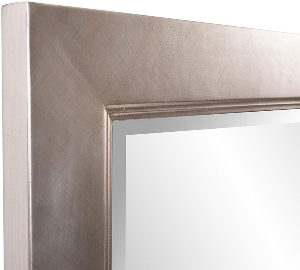 Howard Elliott Millennium Brushed Silver Leaf Mirror - HE-5035