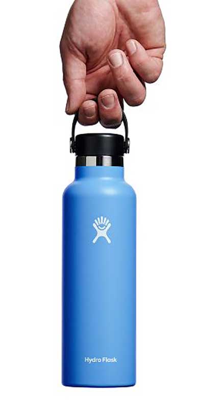 Hydro Flask 21 Oz Insulated Water Bottle in Cascade Blue