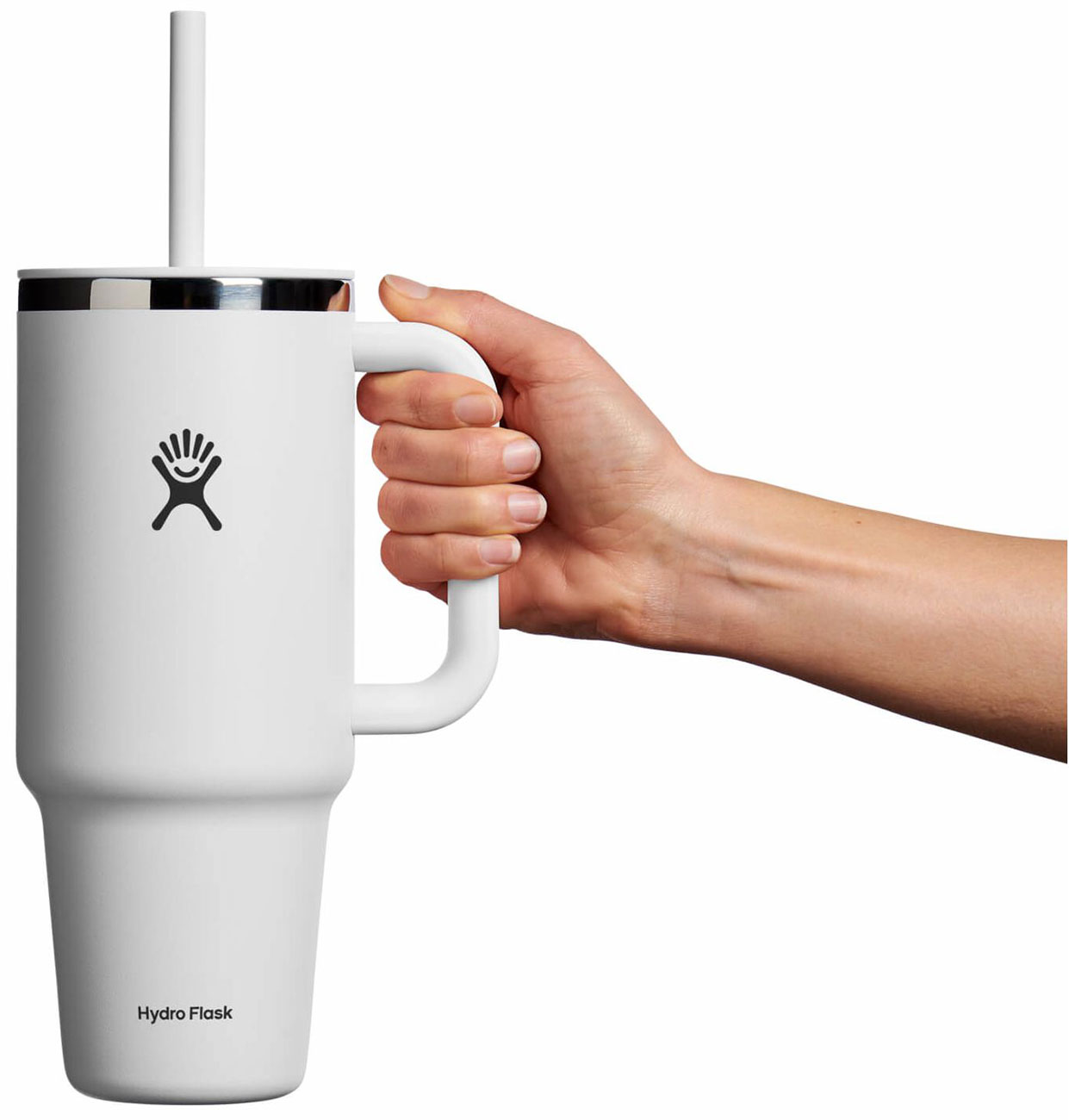 Hydro Flask 40 Oz Travel Tumbler in White - TT40PS110 | Abt