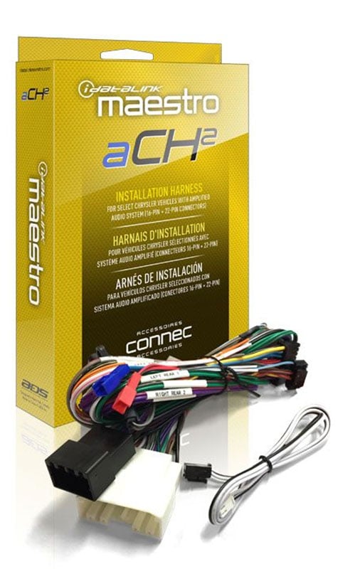 iDatalink Maestro ACH2 Plug And Play T-Harness For Chrysler, Dodge, Fiat, Jeep & Ram Vehicles 2007-2022