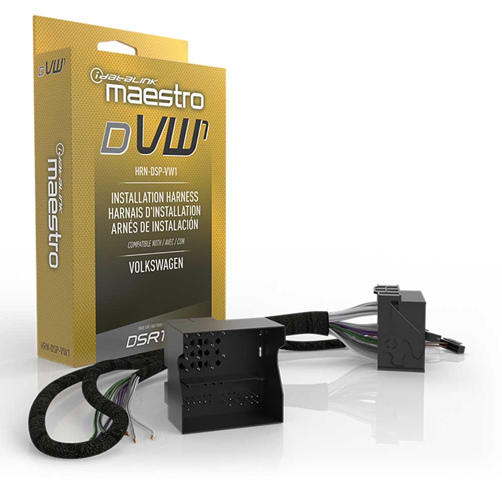iDatalink Maestro DSR1 Plug & Play Harness For Select Non-Amplified Volkswagen Vehicles