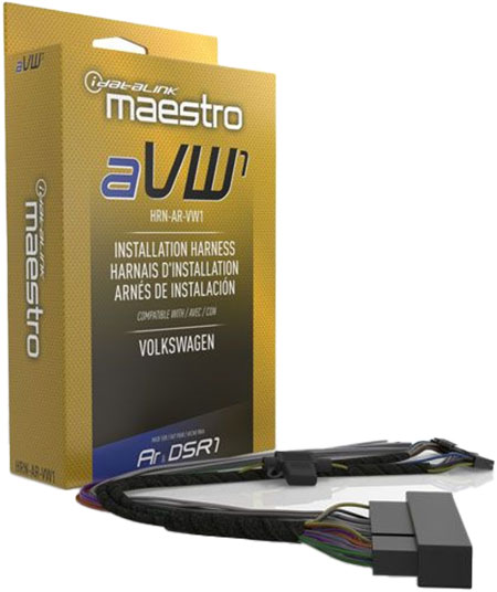 iDatalink Maestro AVW1 Plug And Play T-Harness For Select Volkswagen Vehicles From 2009-2021