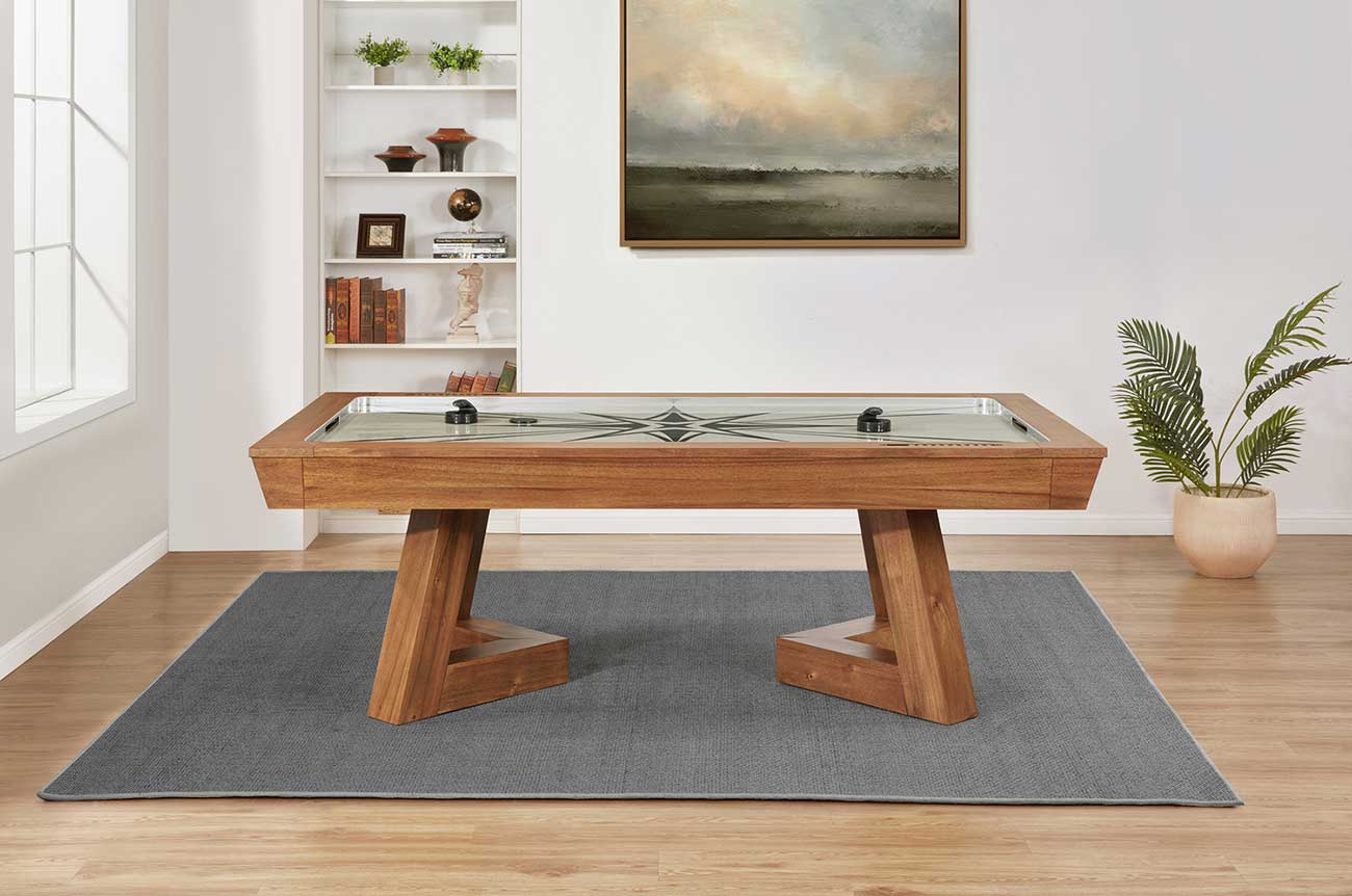 Imperial Aris 7 Ft. Air Hockey Table Warm Wood - 262640 | Abt