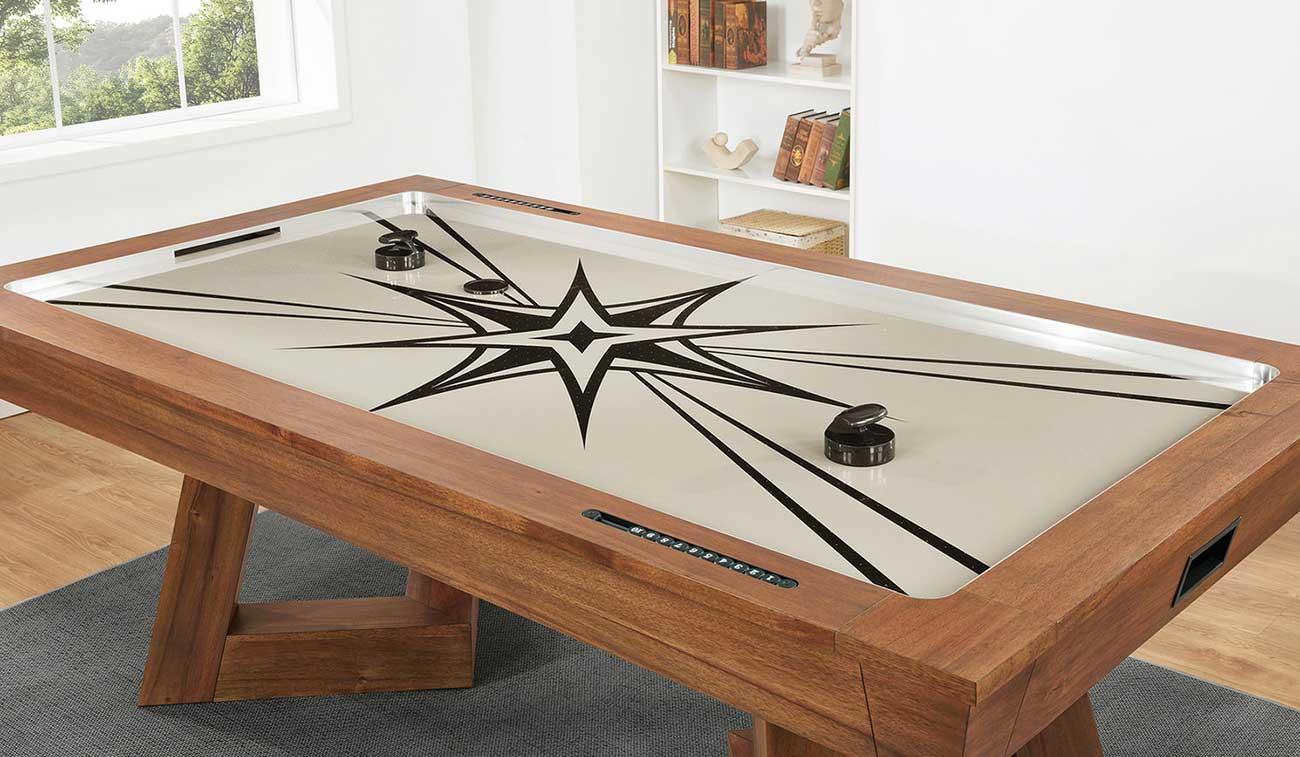 Imperial Aris 7 Ft. Air Hockey Table Warm Wood - 262640 | Abt