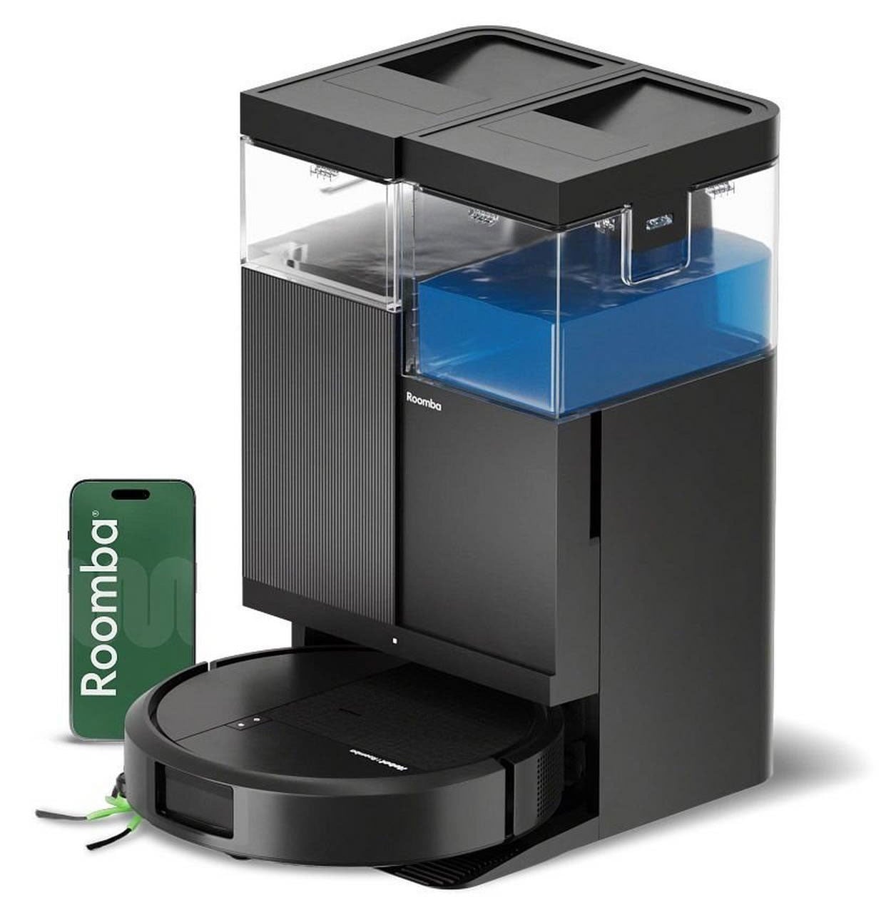 iRobot Roomba Plus 515 Combo Robot with AutoWash Dock in Black - Abt Electronics