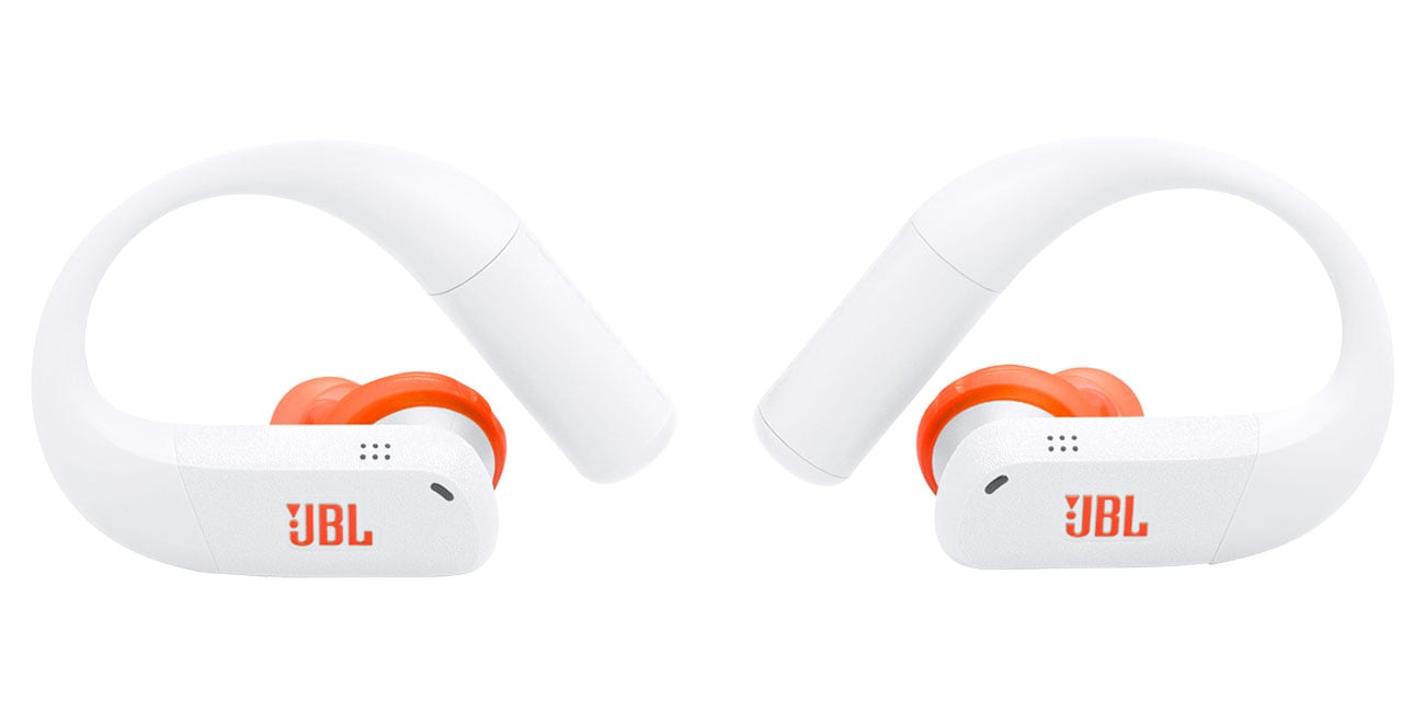 JBL Endurance Peak 4 White Wireless Noise Canceling Earbuds