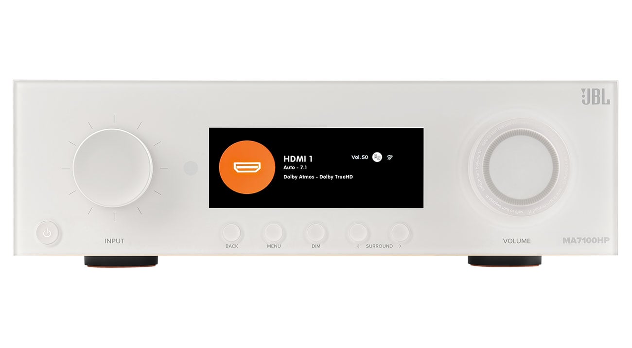 JBL MA Series 7.2-Channel 8K AV Receiver in White