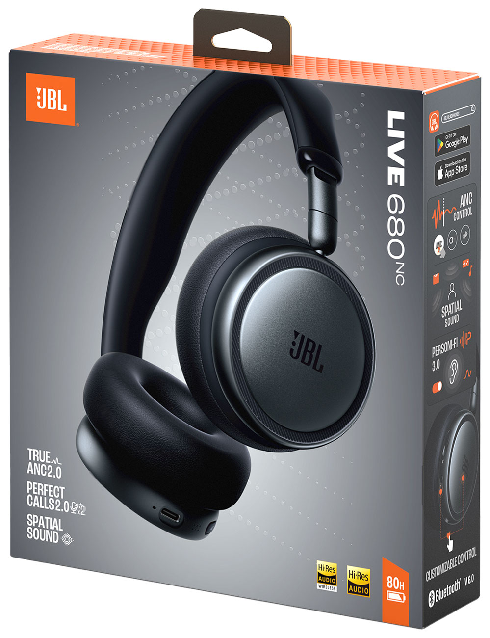 JBL Live 680NC Headphones with 80 Hours of Battery | Abt