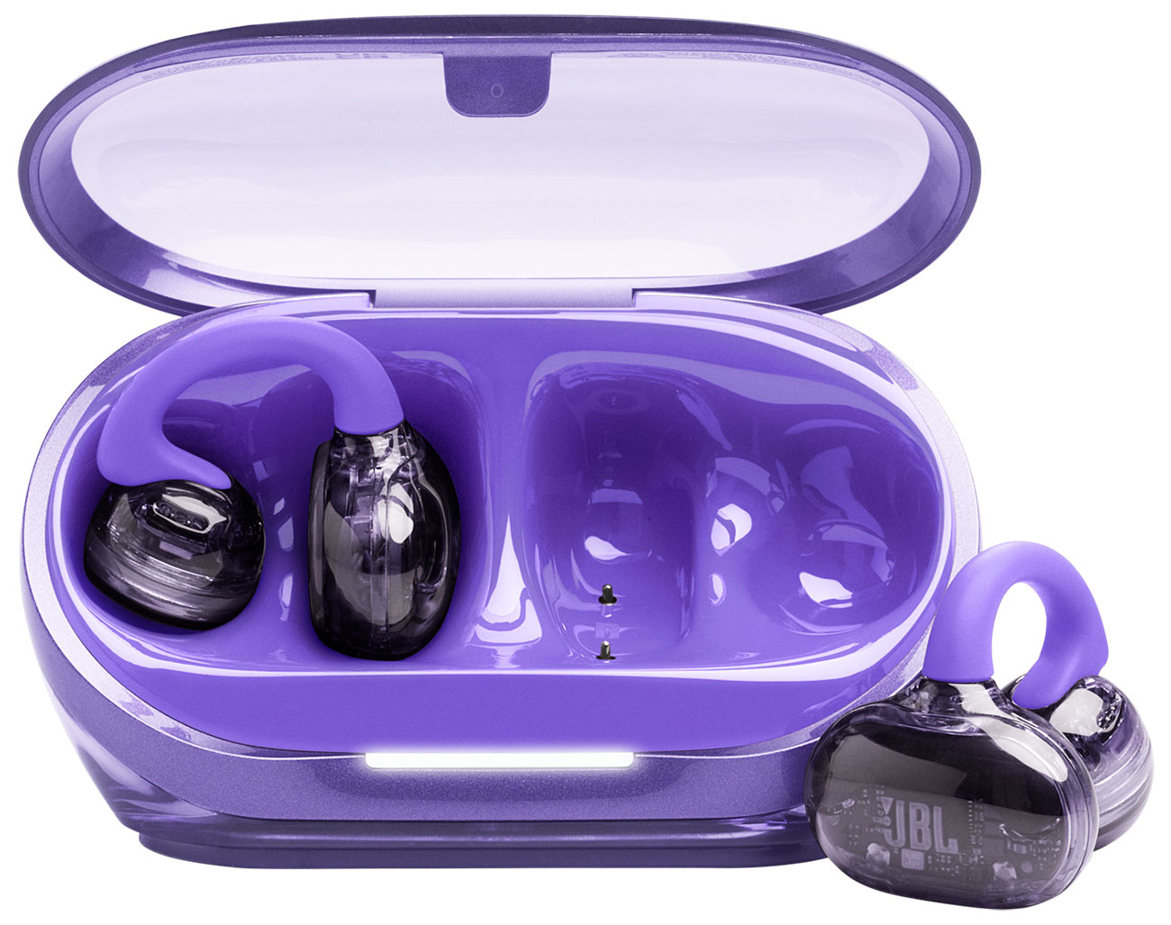 JBL Soundgear Clips Open-ear Headphones in Purple | Abt