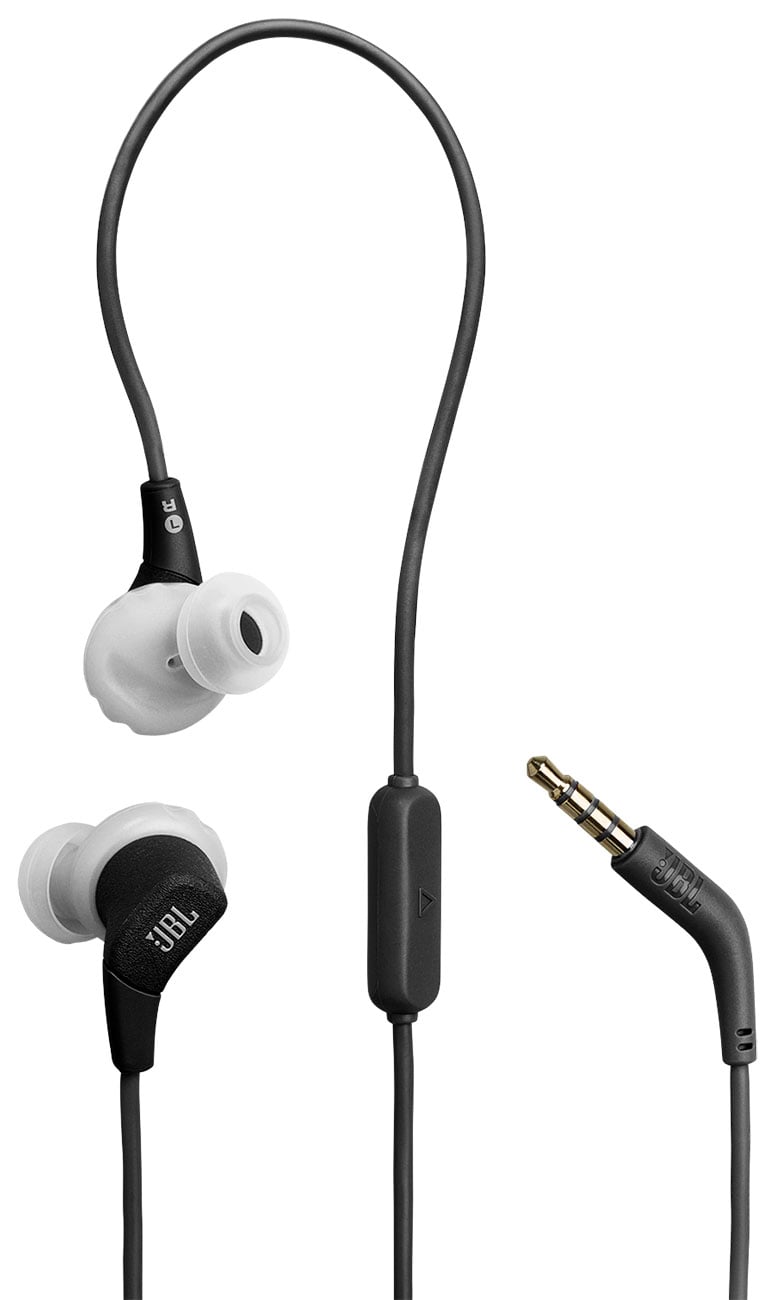 Jbl Endurance Run 3 In-Ear 3.5mm Wired Sport Headphones - Black multicolor
