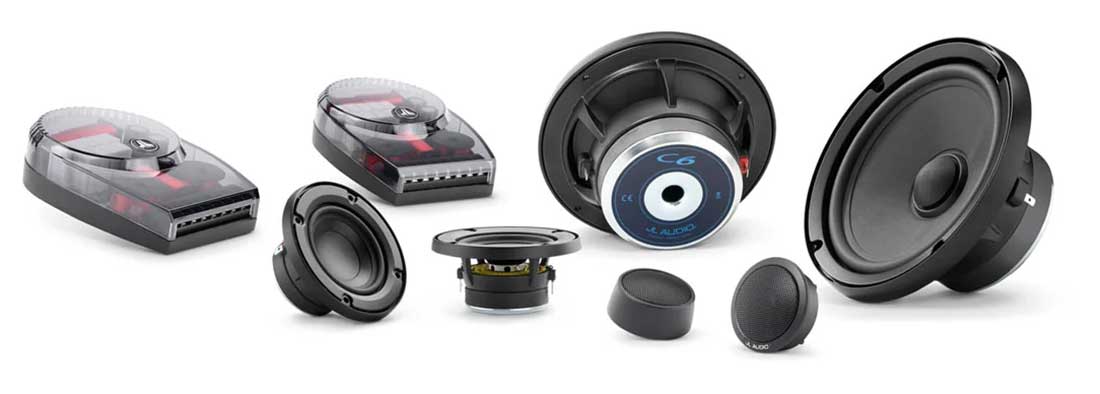 JL Audio C6 6.5-Inch 3-Way Component Speaker System (Pair)