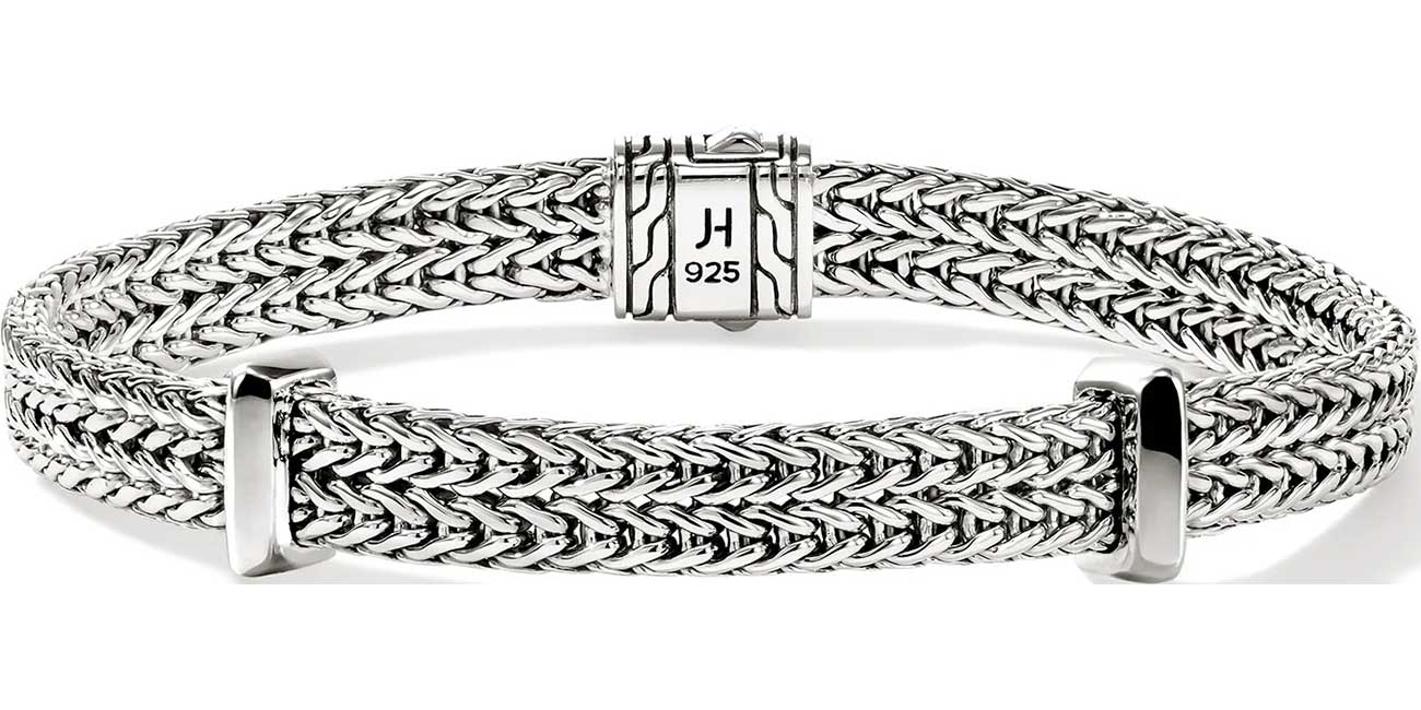 John Hardy Icon Link 6mm Bracelet - Size Medium - in Sterling Silver