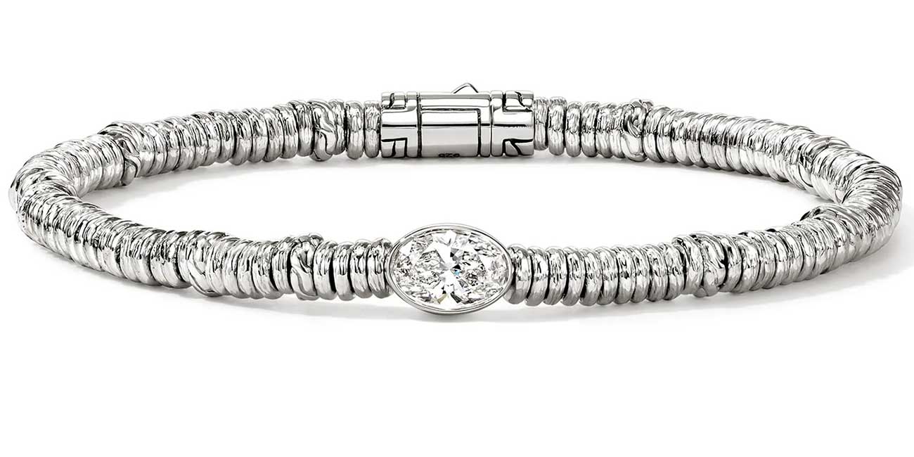 John Hardy JH Lovestruck Heishi Bracelet - BUP43036LGDXUM