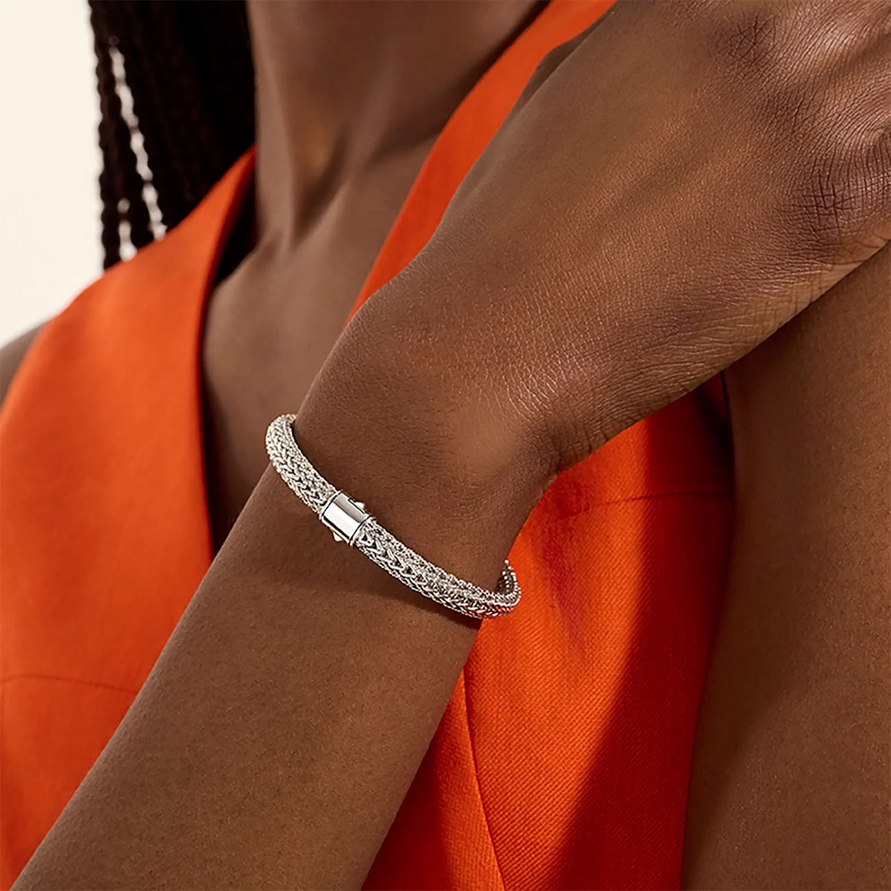 John Hardy Icon Gold/Silver 6.5 mm Reversible Bracelet