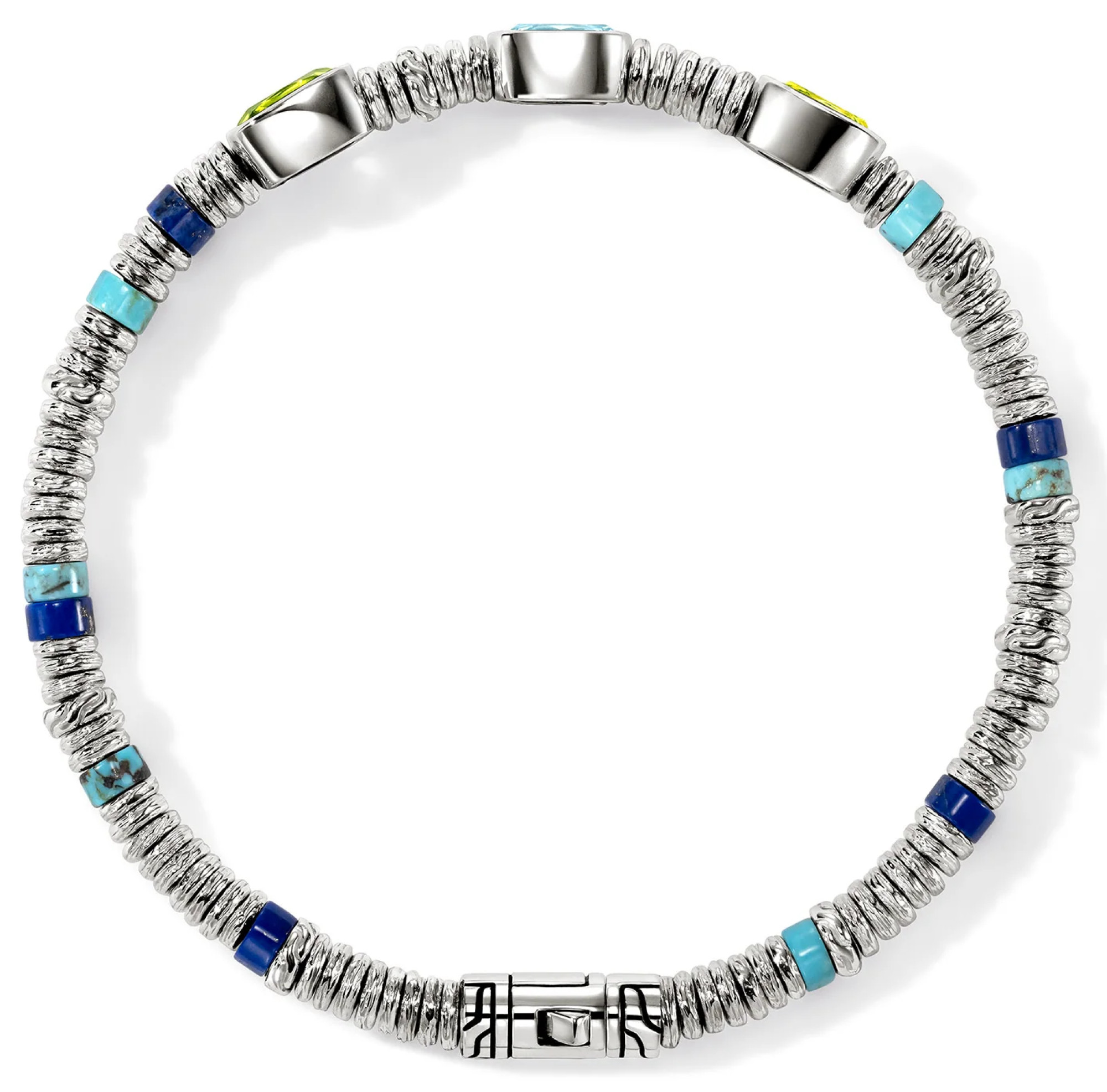 John Hardy Heishi Multi Gem Bracelet - BUS290241PEBTLQZXUM
