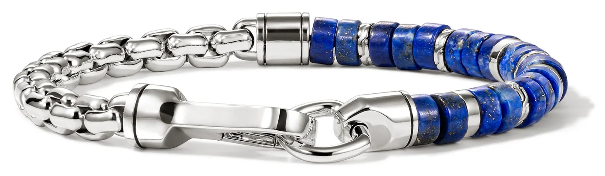 John Hardy Heishi Lapis Large Bracelet - BUS290271LPZXUL