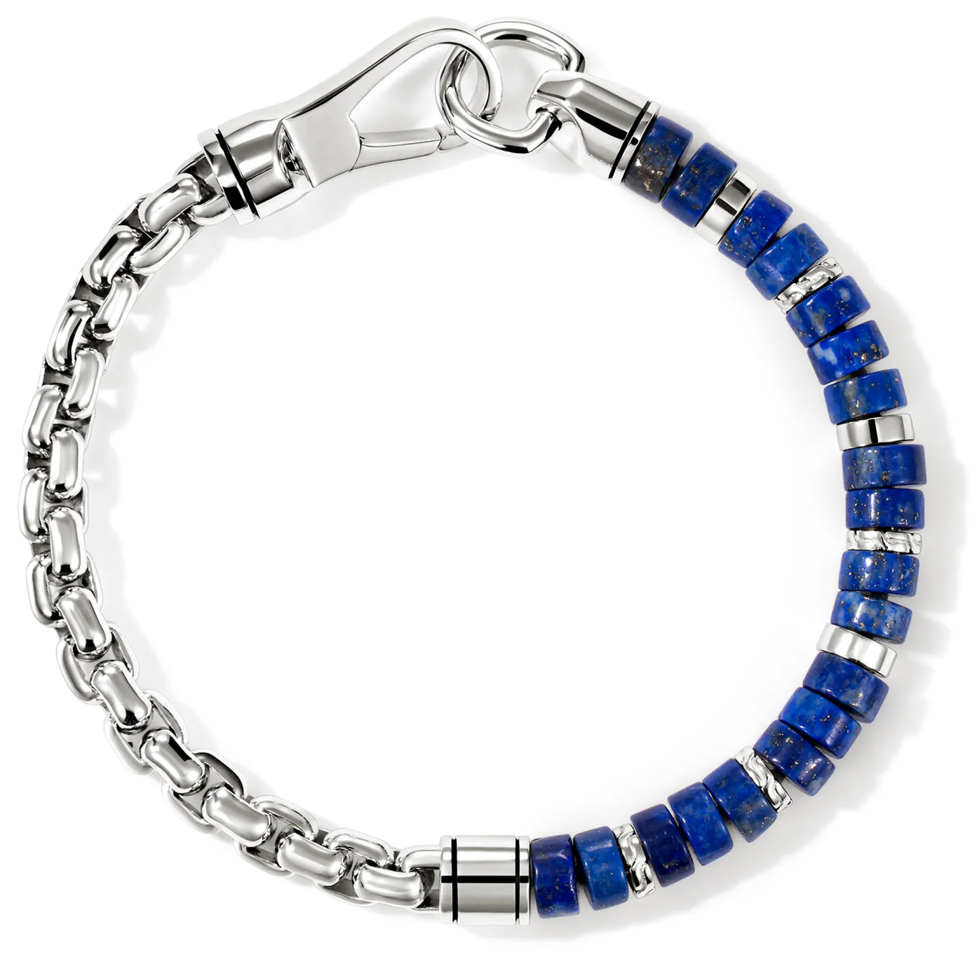 John Hardy Heishi Lapis Large Bracelet - BUS290271LPZXUL
