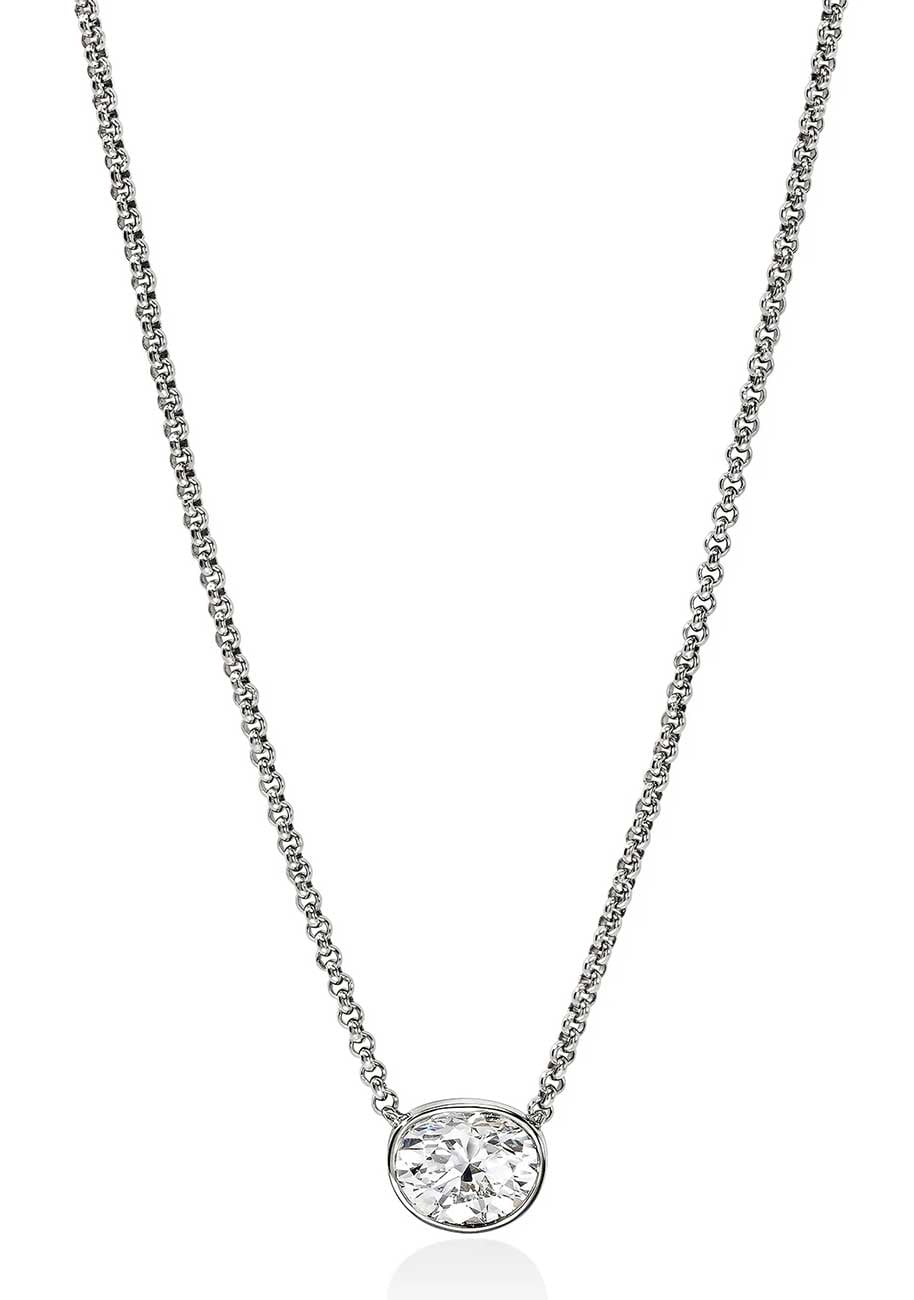 John Hardy JH Lovestruck Necklace - Size 16-18 - with Diamond in Sterling Silver